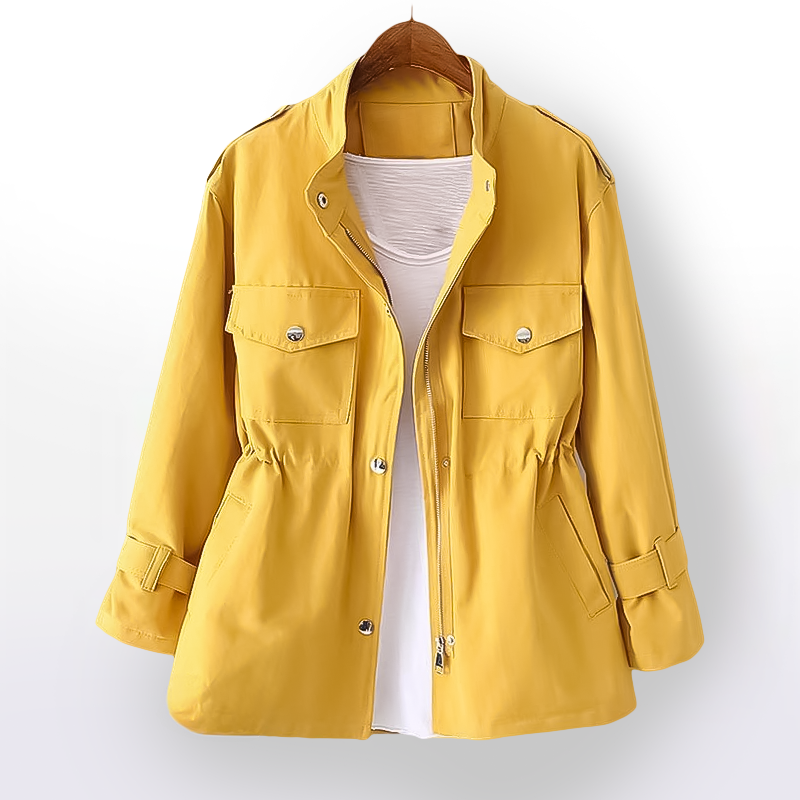 Getailleerde trenchcoat met klassieke uitstraling