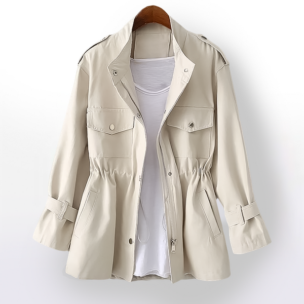 Getailleerde trenchcoat met klassieke uitstraling