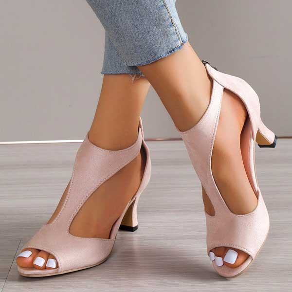 Orthopedische comfortabele sandalen met hakken voor dames