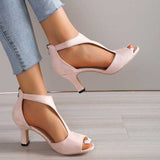 Orthopedische comfortabele sandalen met hakken voor dames