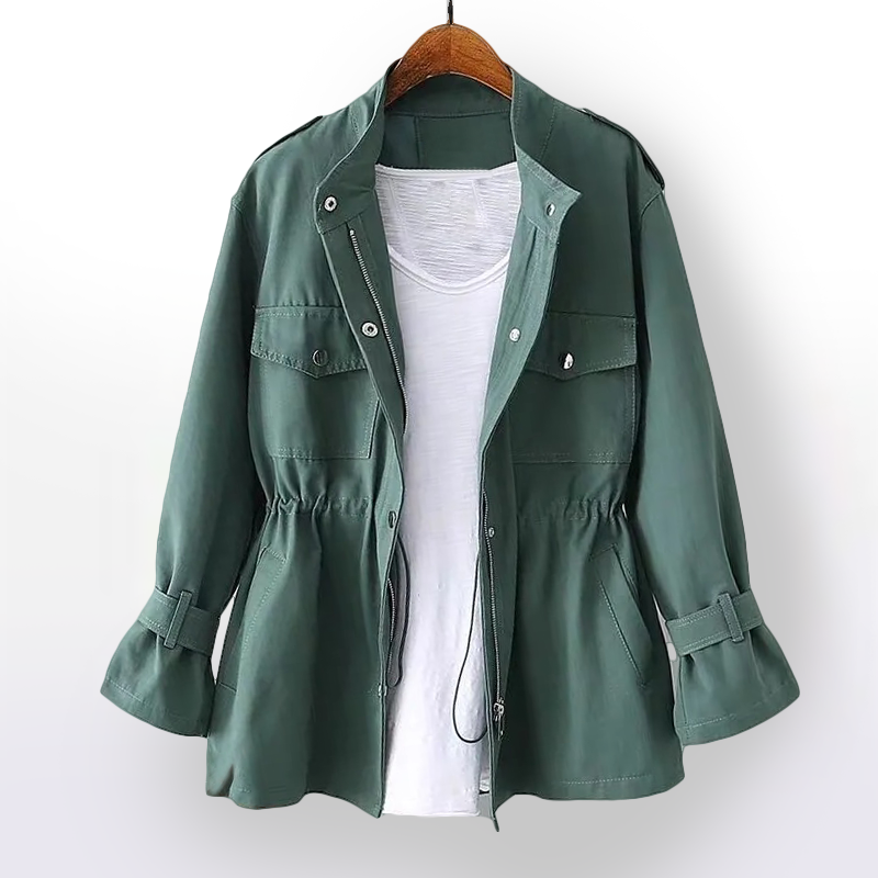 Getailleerde trenchcoat met klassieke uitstraling