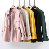 Getailleerde trenchcoat met klassieke uitstraling