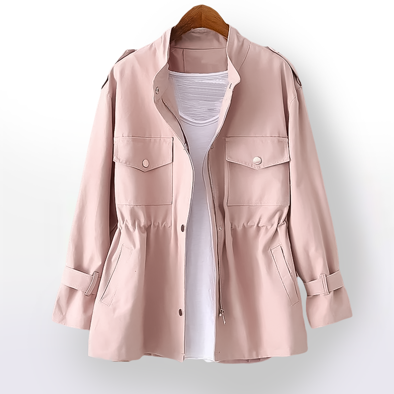 Getailleerde trenchcoat met klassieke uitstraling
