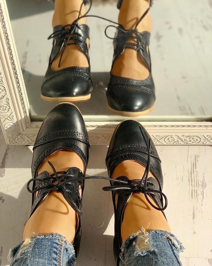 Stijlvolle orthopedische vintage schoenen