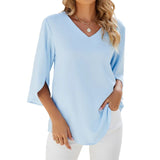 Elegante Blouse met V-hals