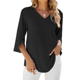 Elegante Blouse met V-hals