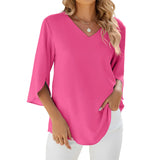 Elegante Blouse met V-hals