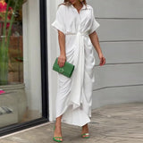Luxe Wikkel Maxi Jurk