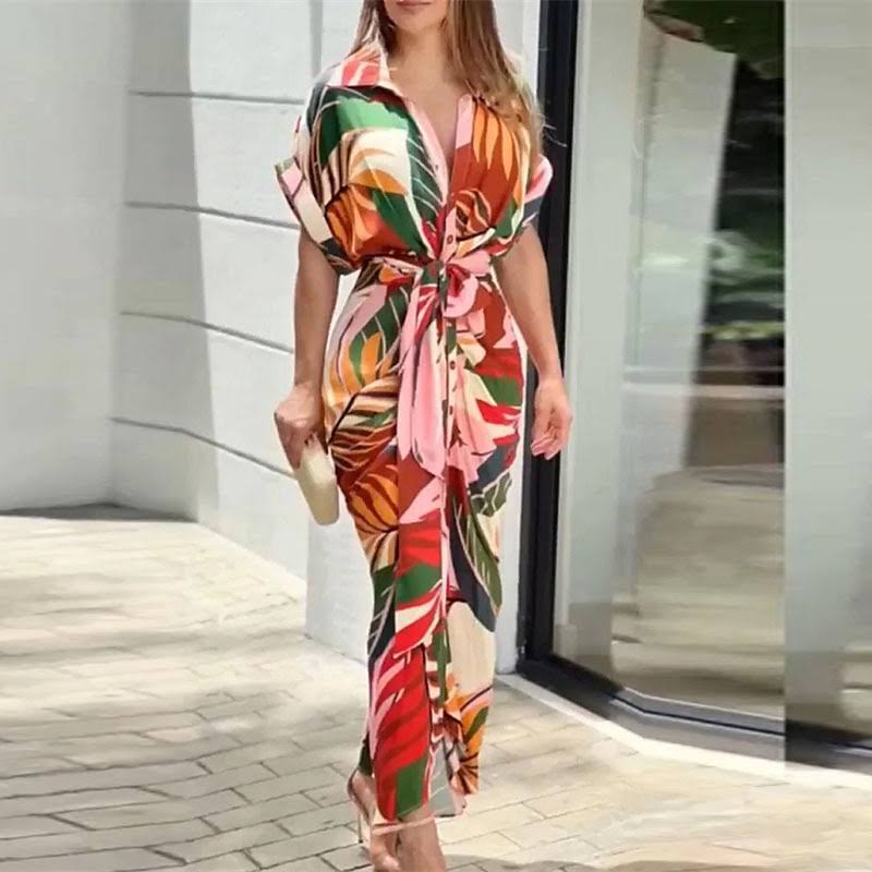 Luxe Wikkel Maxi Jurk