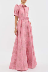 Elegante jurk met riem