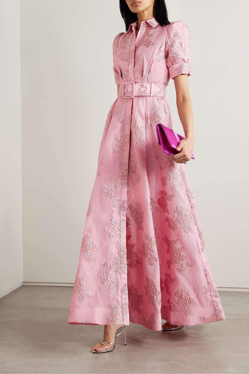 Elegante jurk met riem