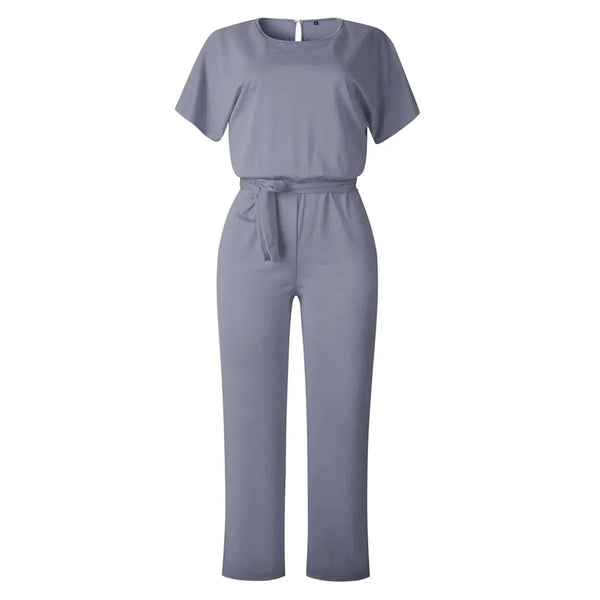 Elegante Chic Jumpsuit met Getailleerde Taille