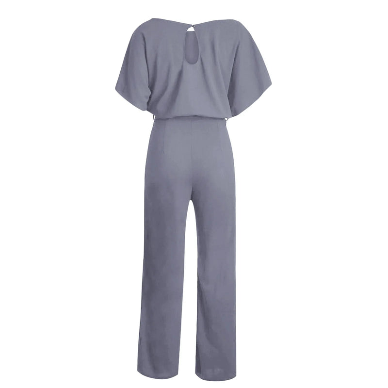 Elegante Chic Jumpsuit met Getailleerde Taille