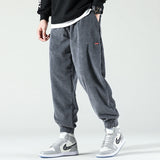 Ribfluweel broek