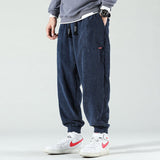 Ribfluweel broek