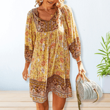 Boho-jurk - Zomerse elegantie met patroon