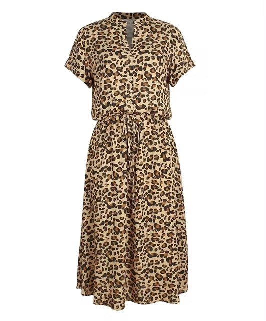 Vintage Midi-jurk - Polka Dot met riem