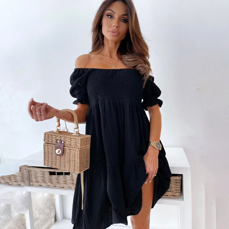 Zomerjurk - Off-Shoulder
