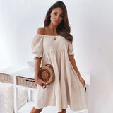 Zomerjurk - Off-Shoulder