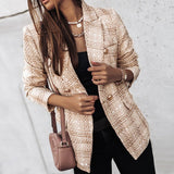 Chique geruite blazer