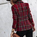 Chique geruite blazer