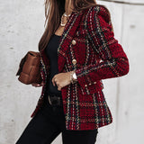 Chique geruite blazer