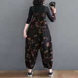 Elegante Overalls met opvallende bloemenprints en comfortabele pasvorm