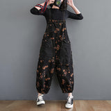 Elegante Overalls met opvallende bloemenprints en comfortabele pasvorm