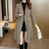 Lange trenchcoat