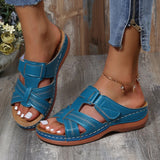 Antislip orthopedische leren sandalen