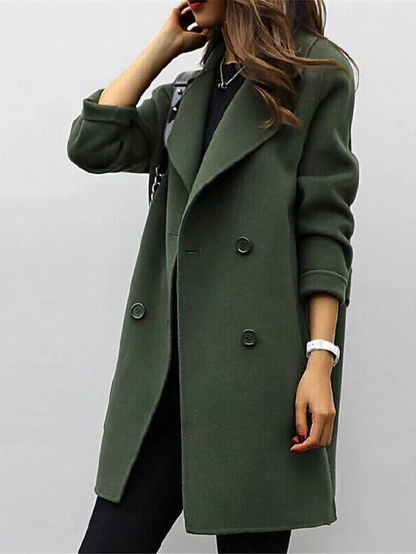 Wollen trenchcoat